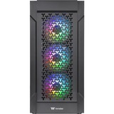 Thermaltake Versa T27 TG ARGB Midi Tower Negro, Cajas de torre negro, Midi Tower, PC, Negro, ATX, EATX, micro ATX, Mini-ITX, SPCC, Juego