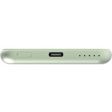 Verbatim Charge 'n' Go Polímero de litio 5000 mAh Cargador inalámbrico Verde, Banco de potencia verde claro, 5000 mAh, Polímero de litio, Quick Charge 3.0, Cargador inalámbrico, Verde