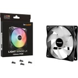 be quiet! LIGHT WINGS LX 120mm PWM Carcasa del ordenador Ventilador 12 cm Negro 1 pieza(s) negro, Ventilador, 12 cm, 1600 RPM, 87,5 m³/h, Negro