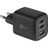 goobay Cargador rápido USB-C Nano, PD, GaN, 65 vatios negro