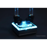 Alphacool Carámbano 16mm acoplamiento giratorio G1/4 macho a G1/4 hembra, Conexión negro