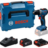 Atornillador inalámbrico GSR18V-52 con 2 baterías 18 voltios 4.0 Ah y 2.0 Ah en L-BOXX, Taladro/destornillador