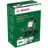 Bosch UniversalWorkLight 18V-2100 Negro, Verde, Foco de obra 1500 mAh, Negro, Verde, Luz de trabajo independiente