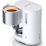 Braun KF 1500 Totalmente automática Máquina espresso, Cafetera de filtro blanco/Acero fino, Máquina espresso, De café molido, 1000 W, Blanco