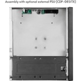 Chieftec IX-06B-OP carcasa de ordenador Small Form Factor (SFF) Negro, Caja de sobremesa negro, Small Form Factor (SFF), PC, Negro, micro ATX, Mini-ITX, SPCC, 3,5 cm
