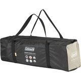 Coleman Darwin 3 Plus Summer, Tienda de campaña beige/Rojo oscuro