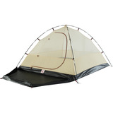 Coleman Darwin 3 Plus Summer, Tienda de campaña beige/Rojo oscuro