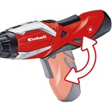 EINHELL TE-SD 3,6 Li Kit 200 RPM Rojo, Destornillador rojo/Negro, 6 Li Kit, Rojo, 200 RPM, 3,5 Nm, Batería, 3,6 V, Ión de litio