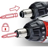 EINHELL TE-SD 3,6 Li Kit 200 RPM Rojo, Destornillador rojo/Negro, 6 Li Kit, Rojo, 200 RPM, 3,5 Nm, Batería, 3,6 V, Ión de litio