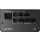 Fortron VITA GM 650W, Fuente de alimentación de PC negro, 650 W, 100 - 240 V, 50/60 Hz, 8-4 A, Activo, 100 W