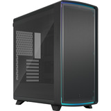 Fractal Design Summit Ambience Blackout TG Light Tint, Cajas de torre negro/Madera