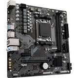 GIGABYTE A620M H Placa base - Soporta CPUs AMD Ryzen 8000, VRM digital de 5+2+2 fases, hasta 7200MHz DDR5 (OC), 1xPCIe 4.0 M.2, LAN GbE, USB 3.2 Gen 1 VRM digital de 5+2+2 fases, hasta 7200MHz DDR5 (OC), 1xPCIe 4.0 M.2, LAN GbE, USB 3.2 Gen 1, AMD, Zócalo AM5, AMD Ryzen 7000 Series, Zócalo AM5, 96 GB, DDR5-SDRAM