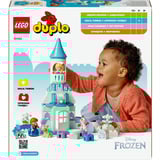 LEGO DUPLO Frozen: Fiesta en el Castillo de Anna y Elsa, Juegos de construcción Juego de construcción, 2 año(s), Plástico, 54 pieza(s), 884 g