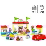 LEGO Supermercado de Peppa Pig, Juegos de construcción Juego de construcción, 2 año(s), Plástico, 70 pieza(s), 1,2 kg