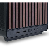 Lian Li A3- MATX-WD BLACK, Cajas de torre madera/Negro