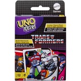 Mattel UNO Flip! Juego de cartas Transformers para niños y noches familiares, Juegos de cartas 