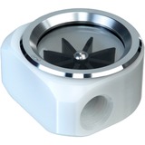 RAIJINTEK RJK - FLOW METER WHITE, Indicador de flujo blanco