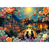 Schmidt Spiele Trío a la luz de la luna, Puzzle 
