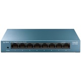 TP-Link LS108G No administrado Gigabit Ethernet (10/100/1000) Azul, Interruptor/Conmutador azul, No administrado, Gigabit Ethernet (10/100/1000)