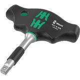 Wera 411 A RA Destornillador adaptador de mango transversal con función de carraca negro/Verde