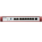 Zyxel USG FLEX 200H cortafuegos (hardware) 5 Gbit/s 5 Gbit/s, 1,2 Gbit/s, 2000 Mbit/s, 58,75 BTU/h, IKEv2, IPSec, SSL, Alámbrico