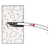 fischer Anclaje de impacto EA II M6 R, Pasador acero fino