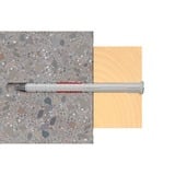 fischer DuoXpand 10x100 T, 562156, Pasador gris claro/Rojo