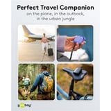 goobay Powerbank 10.000 mAh, cable USB-C integrado 13 cm, 20 vatios, Banco de potencia negro