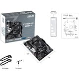 ASUS PRIME A520M-R AMD A520 Zócalo AM4 micro ATX, Placa base AMD, Zócalo AM4, AMD Ryzen 3000 Series, AMD Ryzen 5000 Series, Zócalo AM4, DDR5-SDRAM, 64 GB