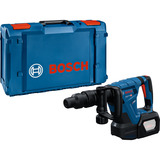 Bosch Martillo perforador inalámbrico GSH 18V-5 Professional solo, 18 Voltios, Cincel azul/Negro