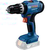 Bosch Taladro atornillador percutor inalámbrico GSB 18V-25 Professional solo, 18 voltios, Martillo atornillador azul/Negro