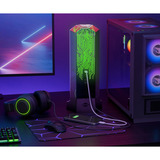 Brennenstuhl Gaming Tower 9fach Luz RGB, Regleta negro