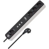 Brennenstuhl Regleta Connect Ecolor WLAN 4 tomas blanco/Negro