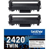 Brother TONER N 3K PK2 cartucho de tóner 2 pieza(s) Original 3000 páginas, 2 pieza(s)