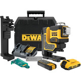 DEWALT DCLE34035D1-QW, Láser de líneas cruzadas negro/Amarillo