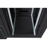 Digitus Armario de red de la serie Unique - 800 x 1000 mm (an. x pr.), Armario IT negro, Rack o bastidor independiente, 42U, 800 kg, Bloqueo del teclado, Negro