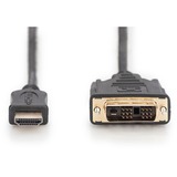 Digitus Cable adaptador HDMI > DVI-D negro