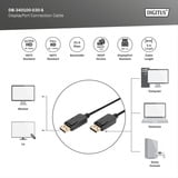 Digitus Cable de conexión DisplayPort, UHD 4K negro