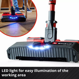 EINHELL Escoba a batería Power X-Change TE-FS 18 Li-Solo, 18 Voltios, Aspirador vertical rojo/Negro