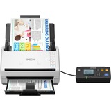 Epson WorkForce DS-530II, Escáner de alimentación de hojas gris/Negro, 215,9 x 6096 mm, 600 x 600 DPI, 30 bit, 24 bit, 10 bit, 8 bit