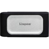 Kingston XS2000 2000 GB Negro, Plata, Unidad de estado sólido plateado/Negro, 2000 GB, USB Tipo C, 3.2 Gen 2 (3.1 Gen 2), 2000 MB/s, Negro, Plata