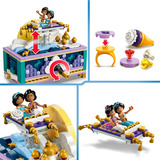 LEGO Disney Princess Joyero de Jasmine, Juegos de construcción 