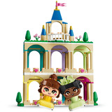 LEGO Disney Princess Las Mini Princesas Bella y Tiana con su castillo, Juegos de construcción 
