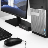 Lindy 39312 interruptor KVM Negro, Switch KVM negro, 7680 x 4320 Pixeles, 4K Ultra HD, Negro