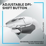 Logitech G502 X, Ratones para gaming blanco