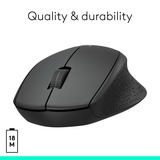 Logitech M330 Silent Plus ratón mano derecha RF inalámbrico Mecánico 1000 DPI negro, mano derecha, Mecánico, RF inalámbrico, 1000 DPI, Negro