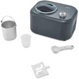 Medion LIFE Máquina de helados MD 10169, Heladera negro/Acero fino