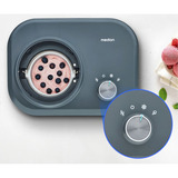 Medion LIFE Máquina de helados MD 10169, Heladera negro/Acero fino