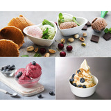 Medion LIFE Máquina de helados MD 10169, Heladera negro/Acero fino