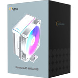 Ocypus Gamma A40 ARGB, Disipador de CPU blanco
